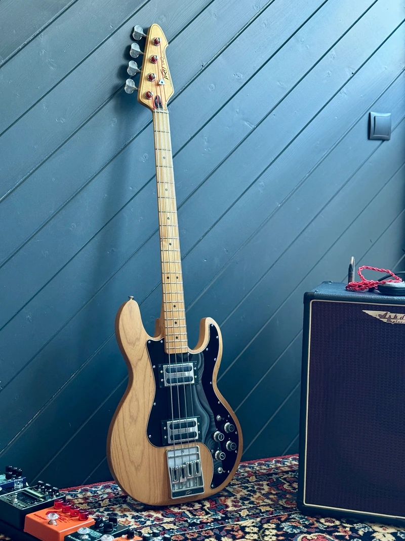 1979 Peavey T-40 Natural — photograph in the Gruuvik Chamber Gone collection