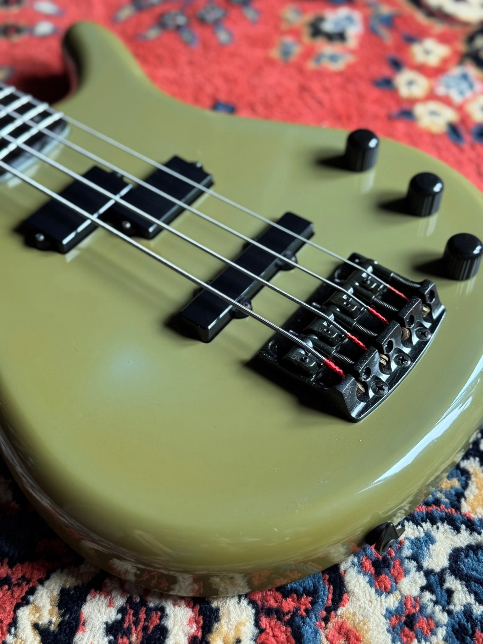 Body finish and pickup detail