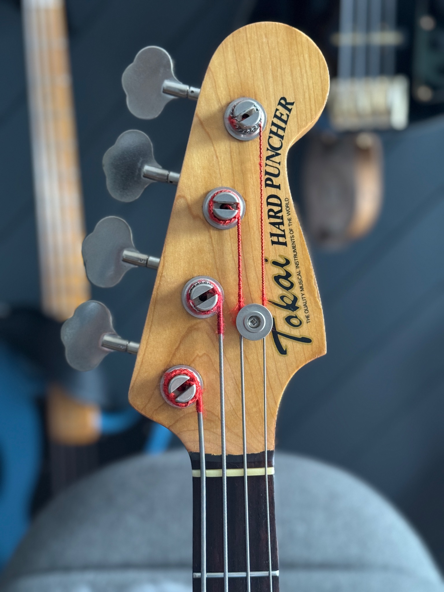 Tokai Hard Puncher headstock face and logo