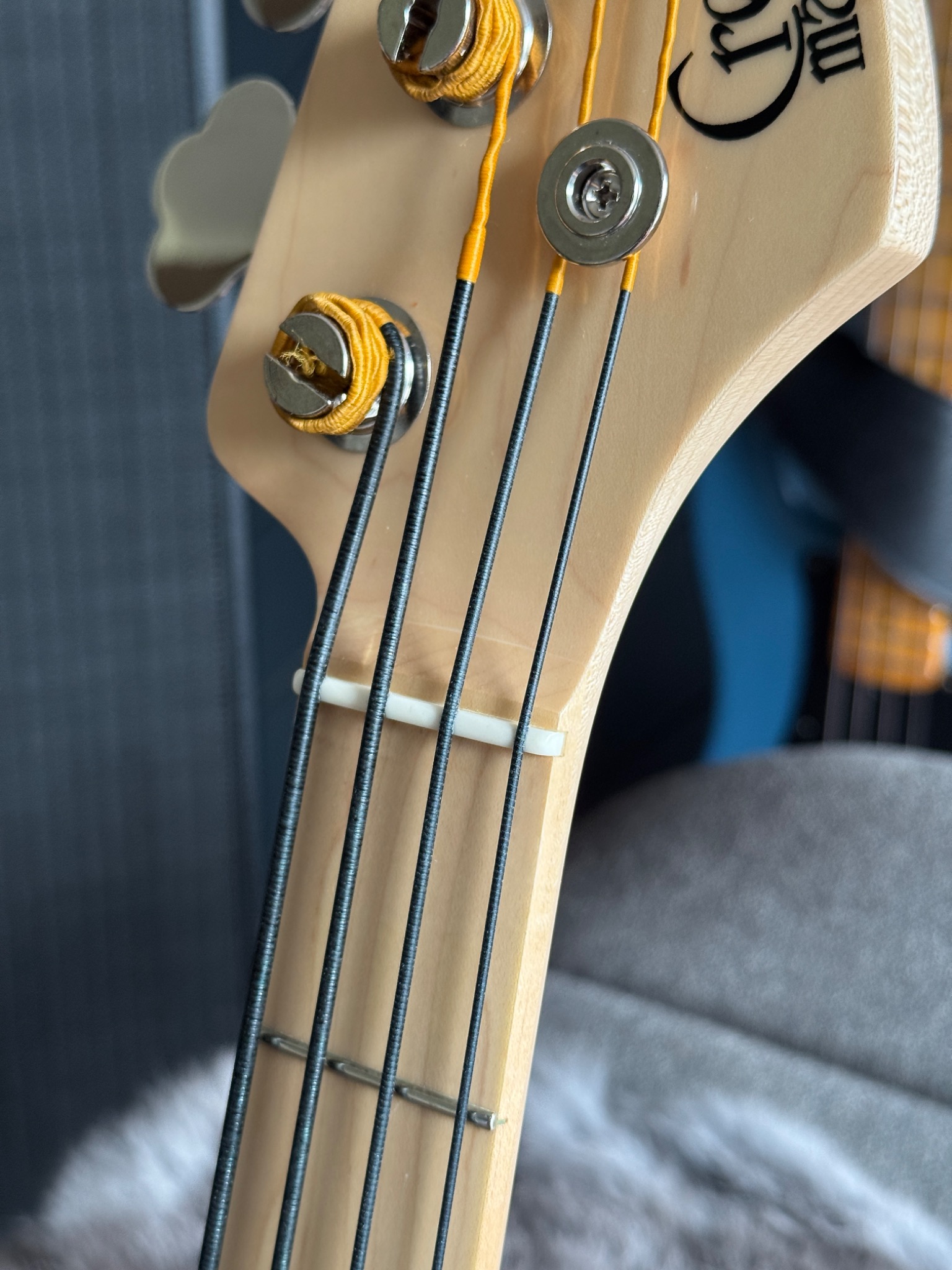 headstock and tuner detail