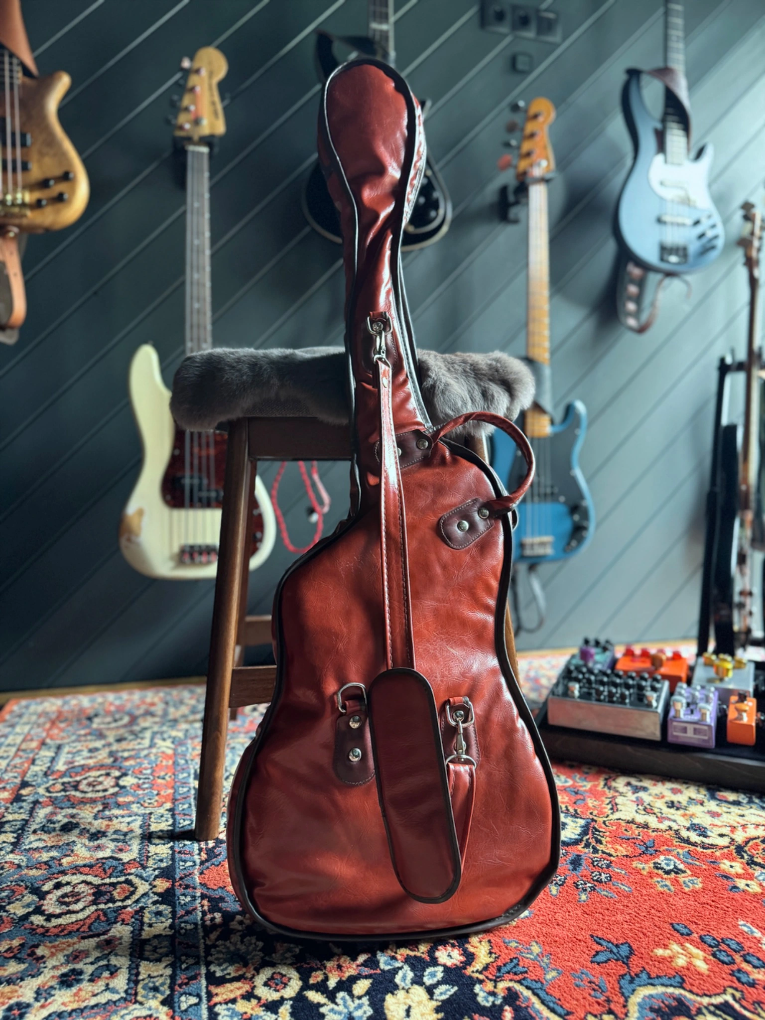 Vintage Ibanez gig bag, back