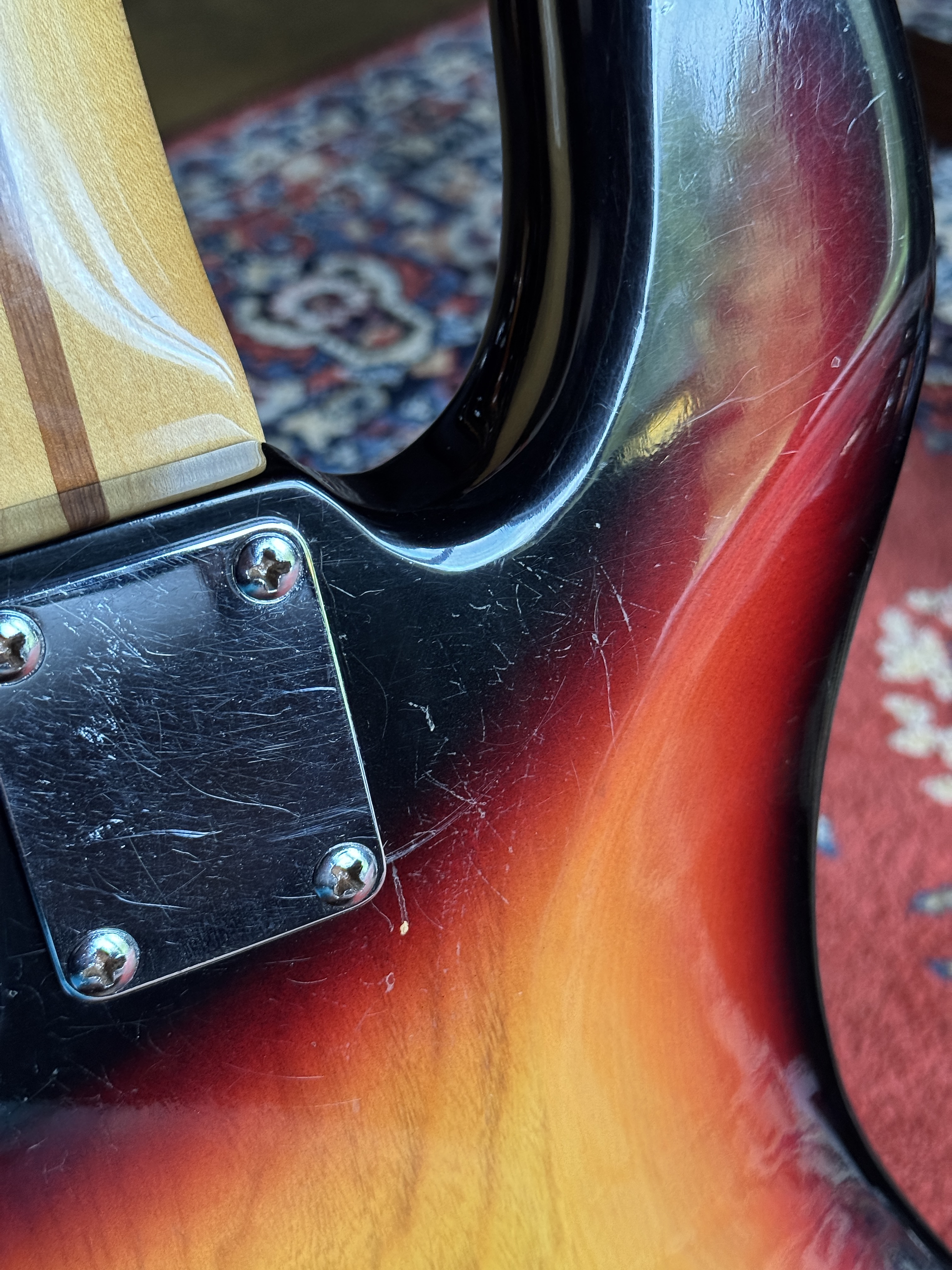 1978 Fernandes FPB-60YS Stone Logo — signs of life