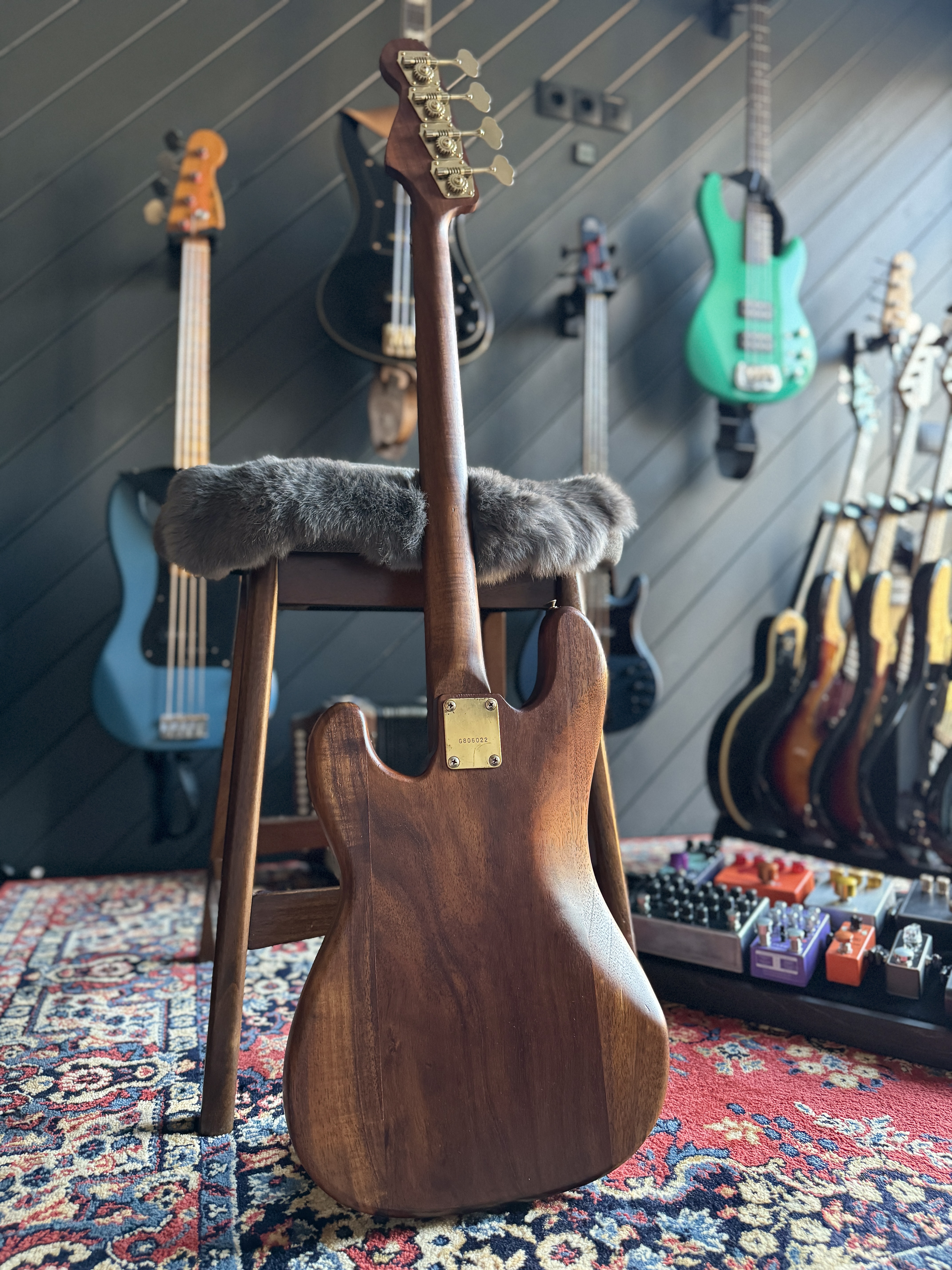 Full rear view of the 1980 Greco Super Real-Era Precision Bass