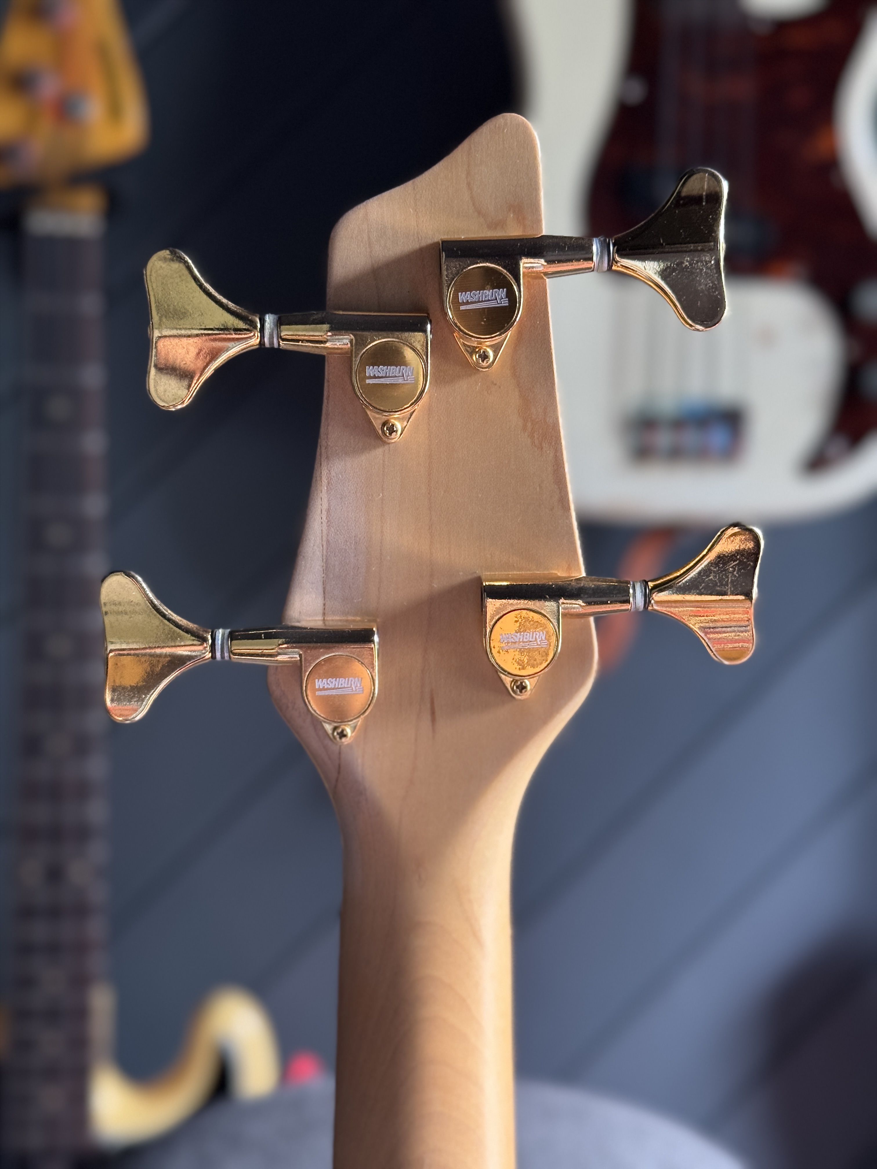 1994–1995 Washburn KW-1250 Kip Winger Signature Bass — signs of life