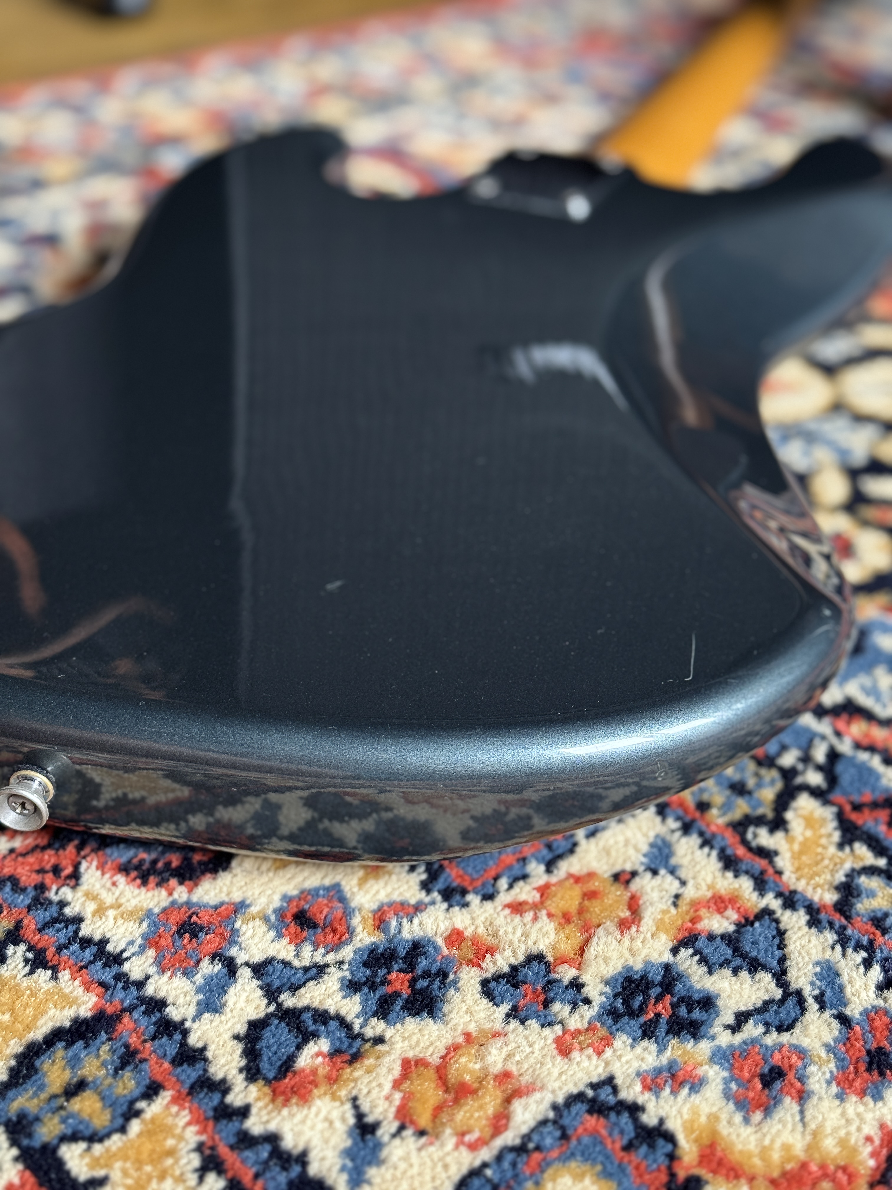 2008–2010 Fender Japan JB-62 Jazz Bass · US Gunmetal Blue — signs of life