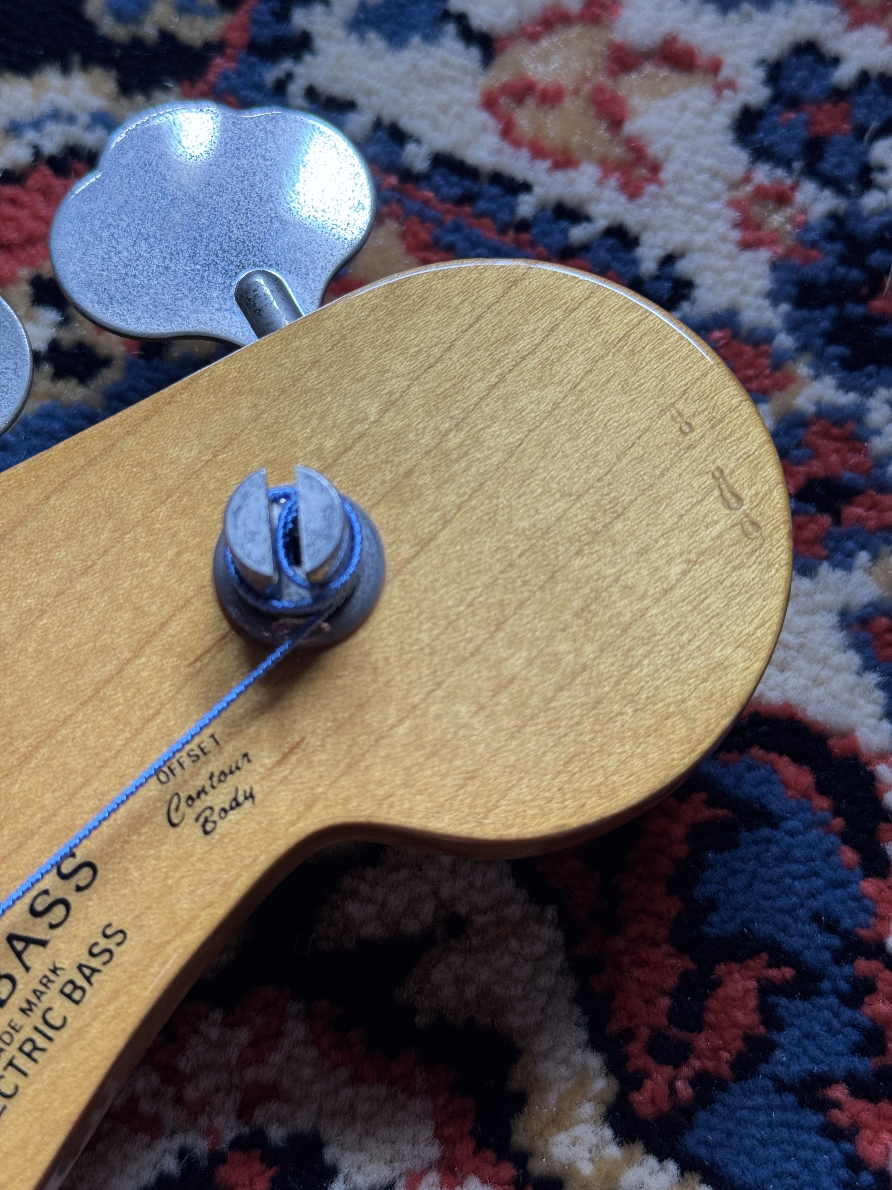 2008–2010 Fender Japan JB-62 Jazz Bass · US Gunmetal Blue — signs of life