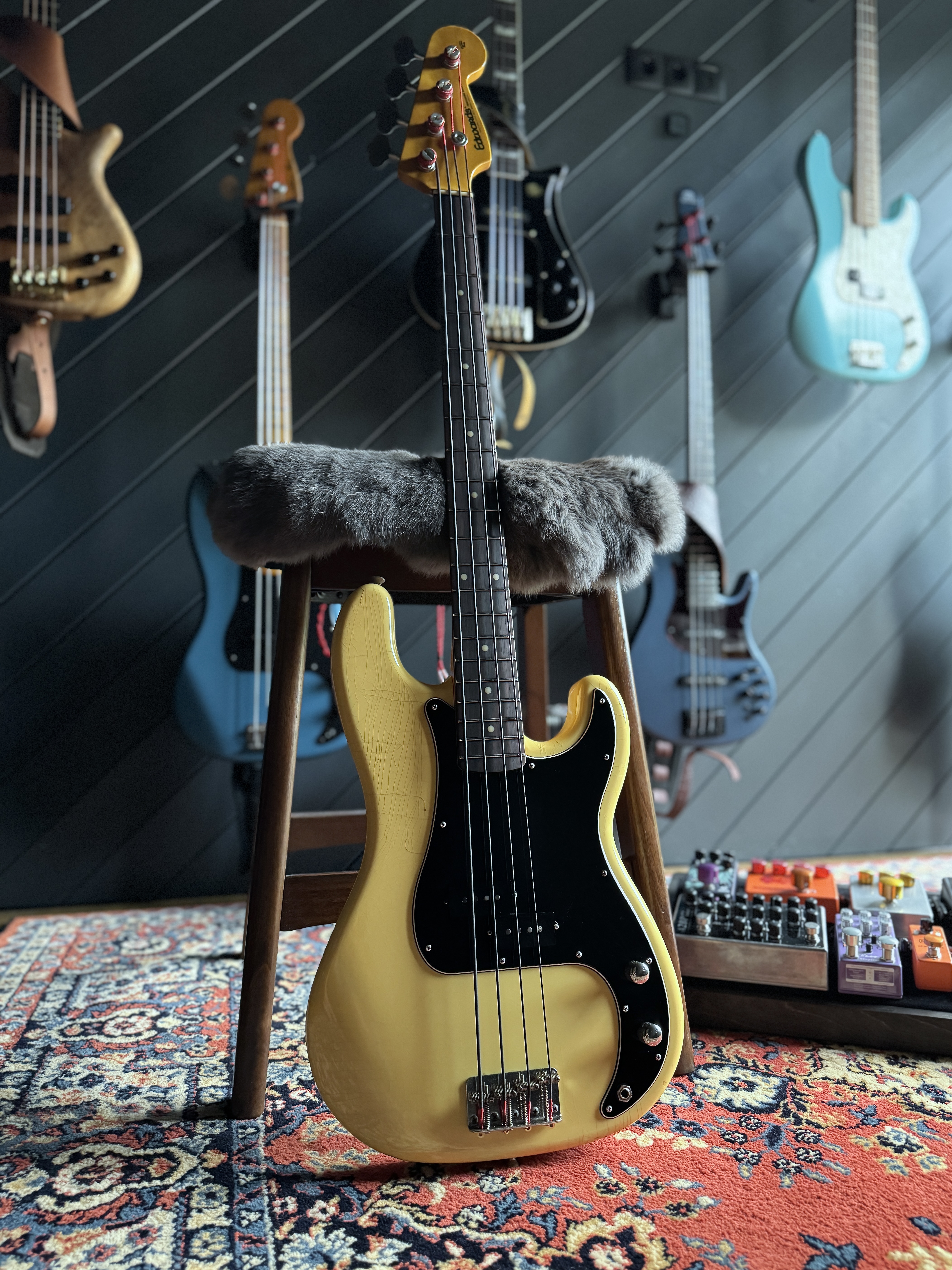 2011 Edwards by ESP E-PB-95R/LT Precision Bass — photograph in the Gruuvik Chamber collection