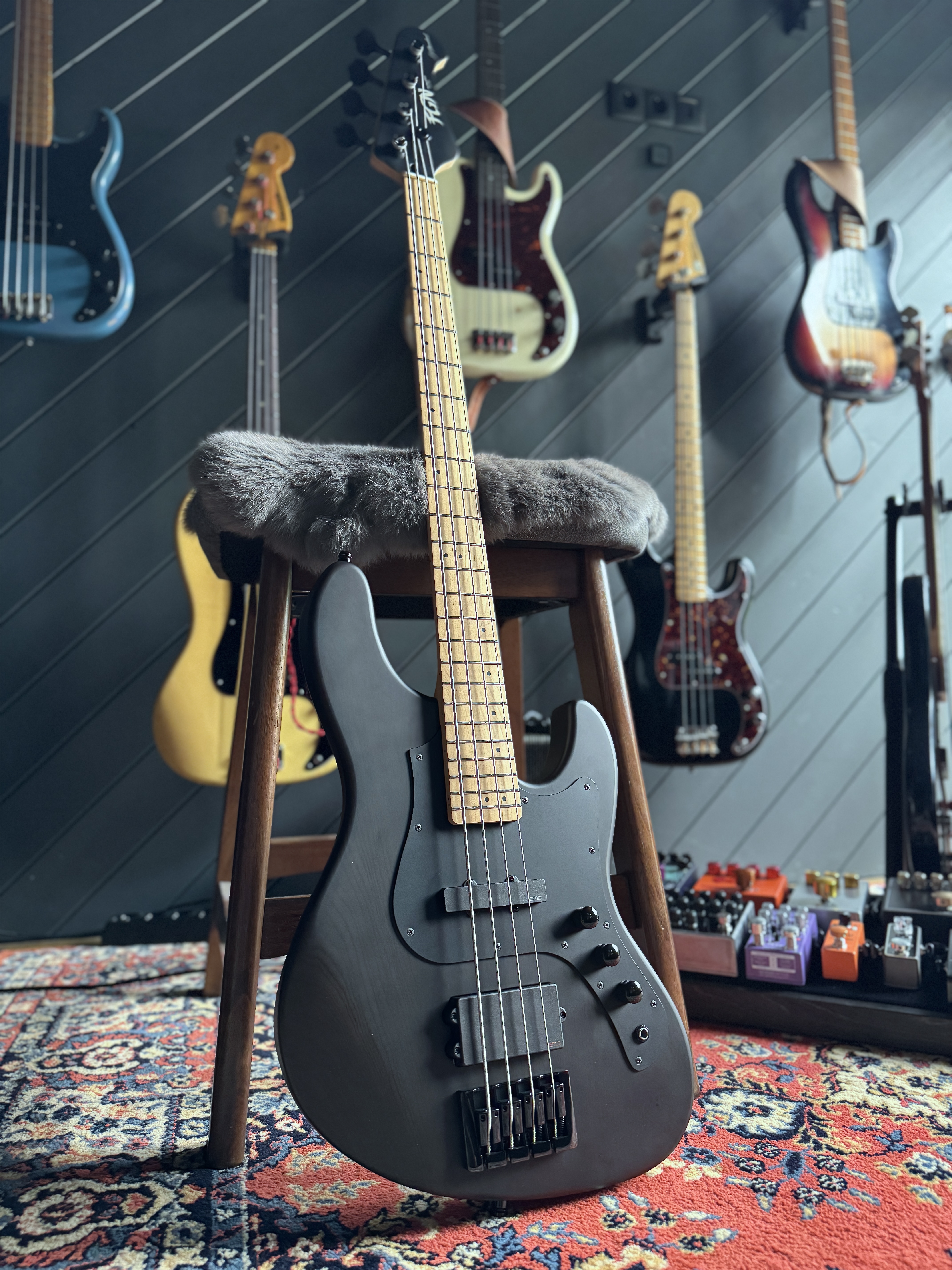 2017 FGN J-Standard Mighty Jazz Dark Evolution JMJ-ASH-DE-M — photograph in the Gruuvik Chamber collection