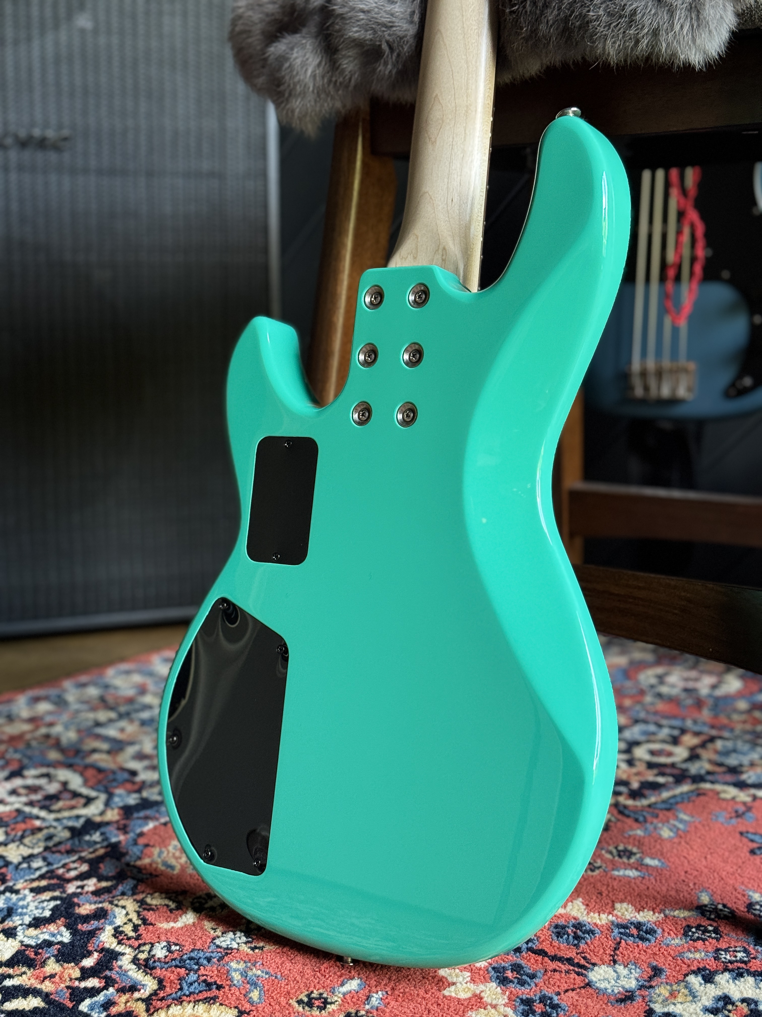 Rear body and neck joint of the G&L L-2000 USA