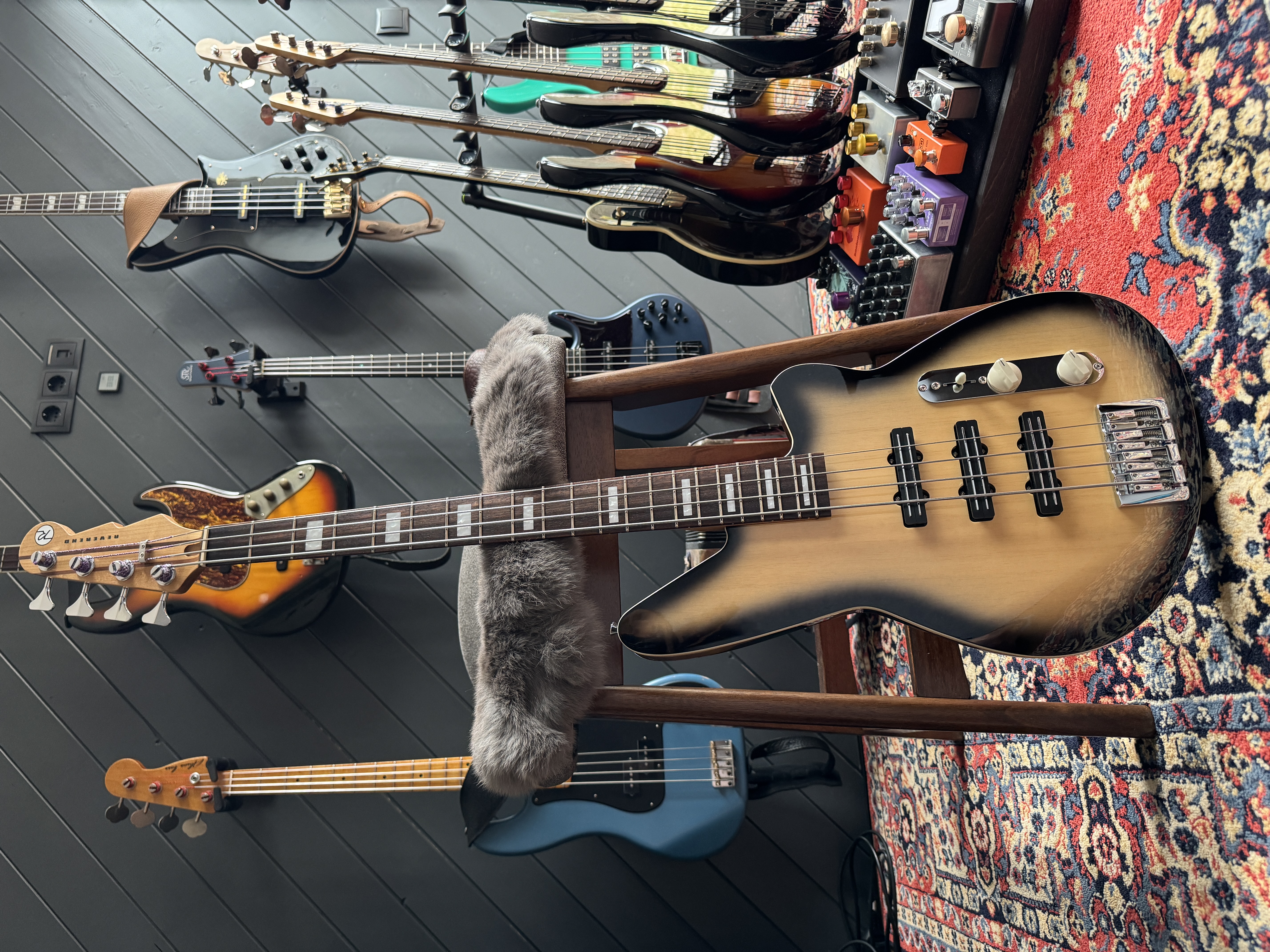 2024 Reverend Triad Bass — photograph in the Gruuvik Chamber Gone collection