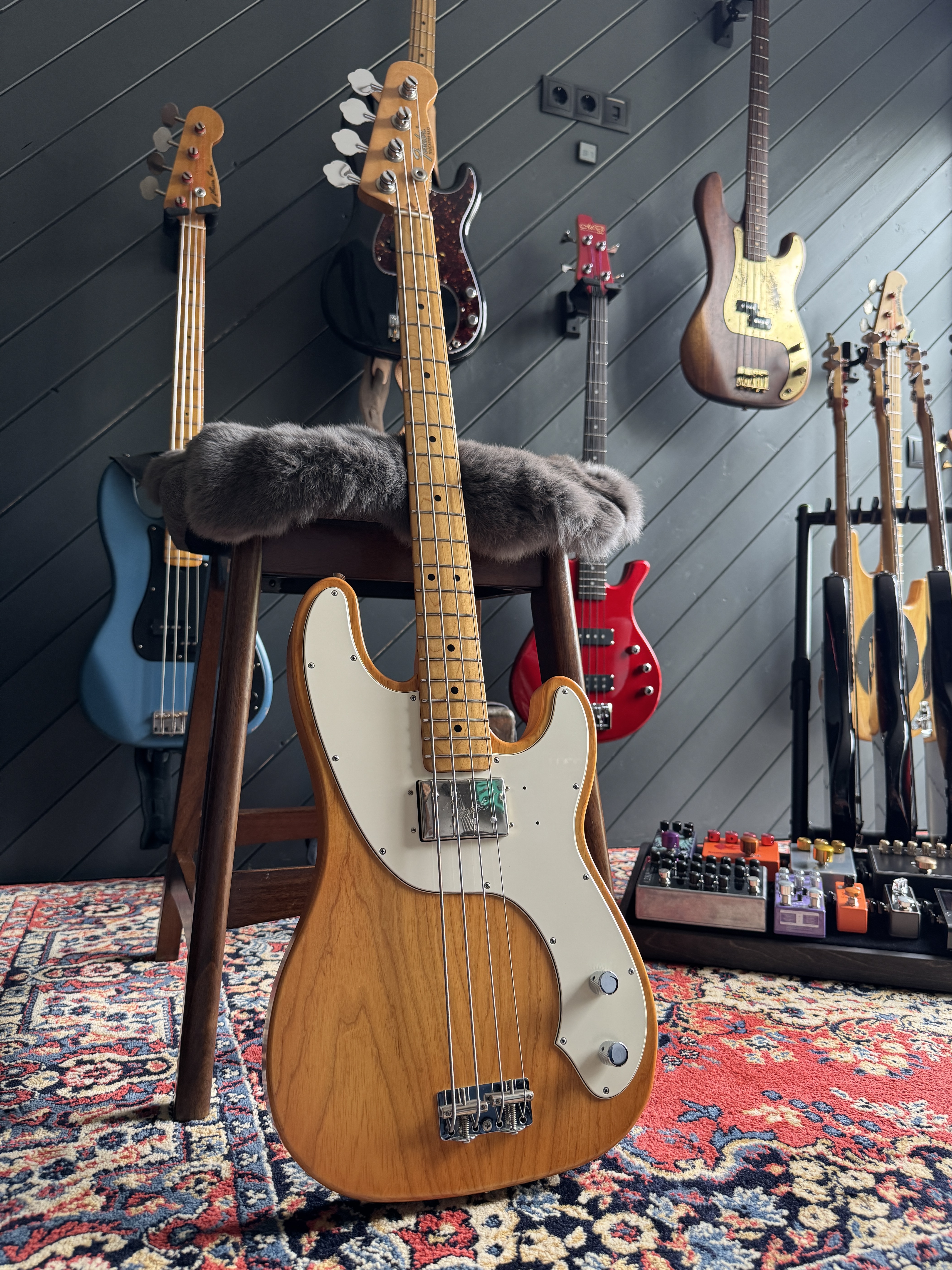 Undated Telecaster Bass Style Partscaster — photograph in the Gruuvik Chamber Gone collection